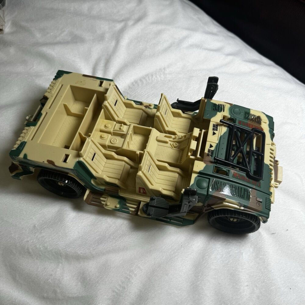 Vintage 2001 Hasbro G.I. Joe Vs Cobra Assault Jeep Brawler Humvee For Parts